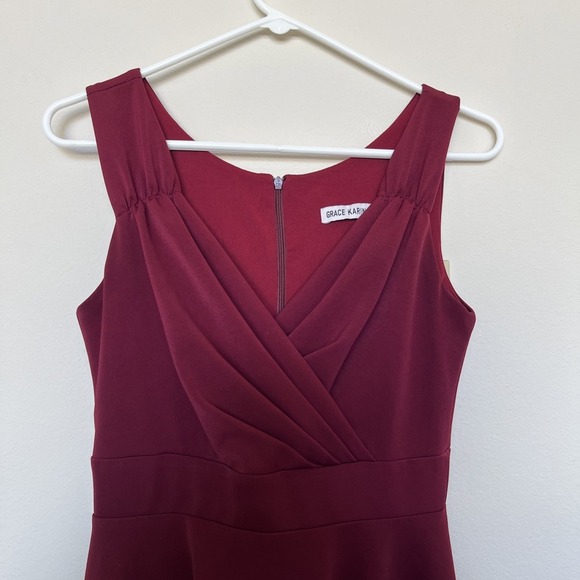 Grace Karin Dress Women Small Wine Color  Babydoll - Picture 2 of 9